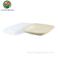 Disposable Biodegradable Square Fast Food Bento Container